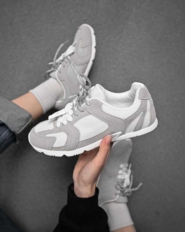 Жіночі кросівки miuu leral white grey ДЛ6411