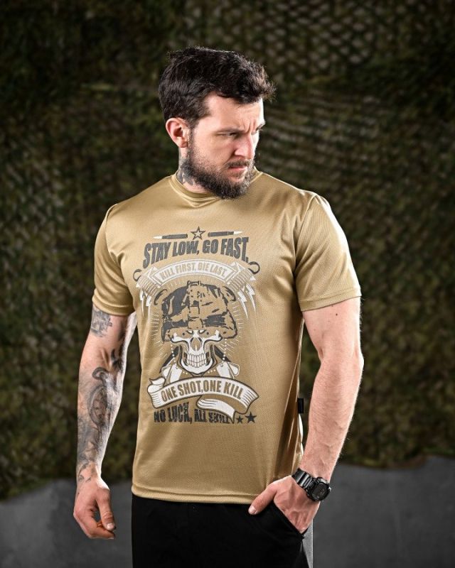 Тактическая футболка Oblivion Go fast Oblivion coyote ДЛ7051