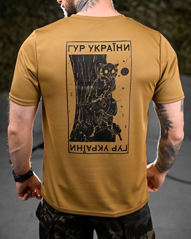 Тактична водовідвідна футболка Oblivion розвідка койот ДЛ7031
