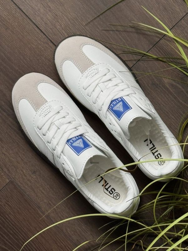 Жіночі кросівки samba white brown ВТ9988