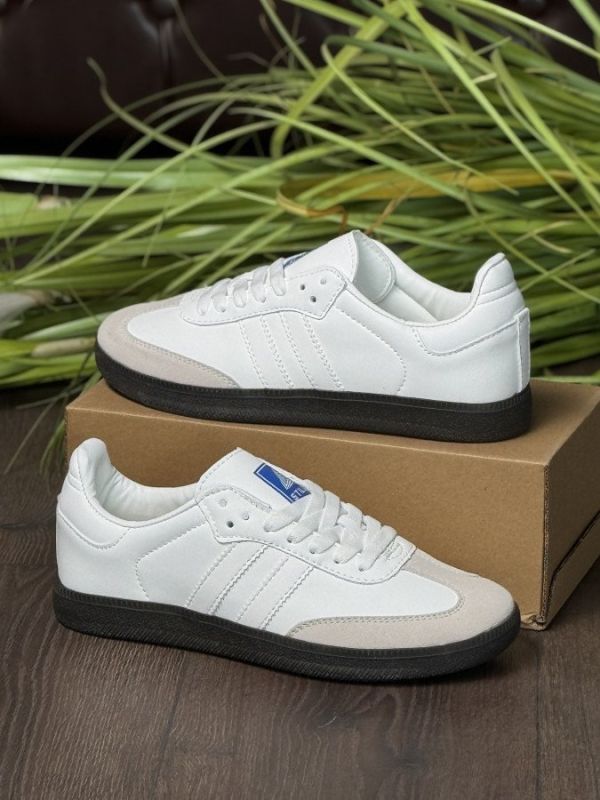Жіночі кросівки samba white brown ВТ9988