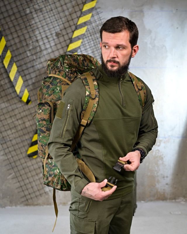 Рюкзак тактичний 50л Darvall pixel green ПП4629