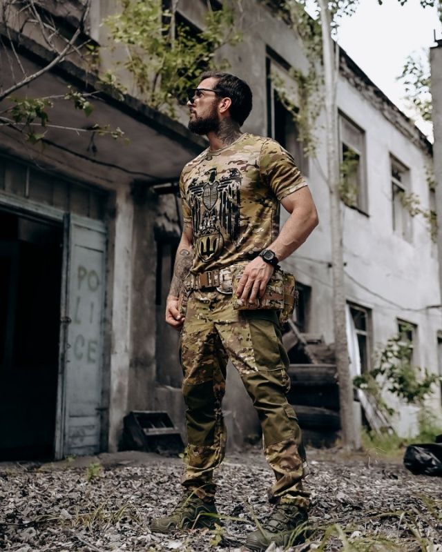 Тактична футболка для відведення поту roman eagle ДЛ7029