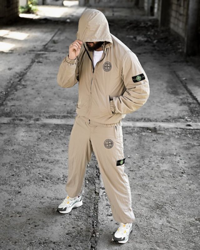 Спортивний костюм Stone Island submariner беж ВТ7645