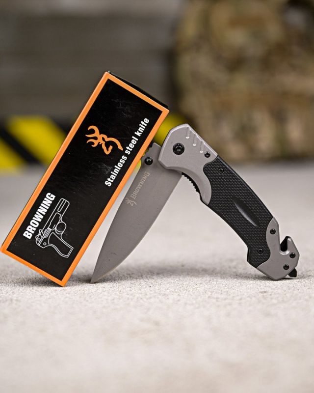 Ніж викидний Browning black ПП7827