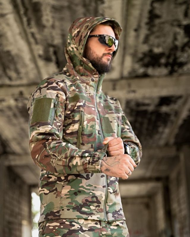 Тактична куртка SoftShell софтшел Armageddon мультикам ВТ0478