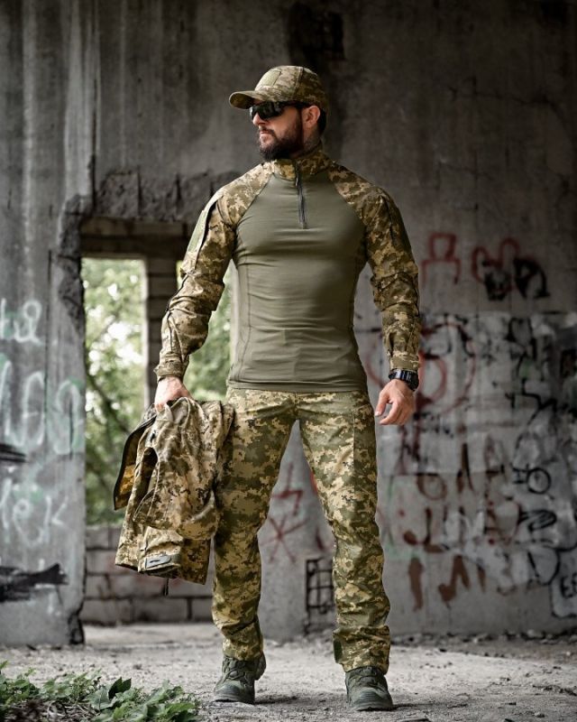 Тактичний костюм DONBASS 3в1 піксель РП7390