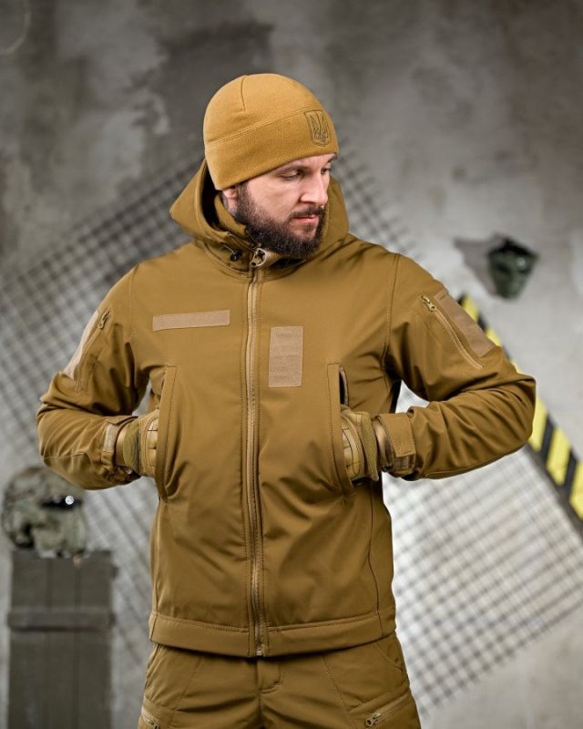 Тактичний костюм софтшел softshell 6в1 койот ПП7862