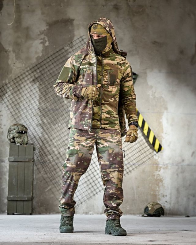 Тактичний костюм softshell 6в1 мультикам ПП7861