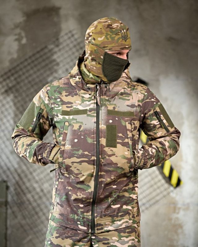 Тактичний костюм softshell 6в1 мультикам ПП7861