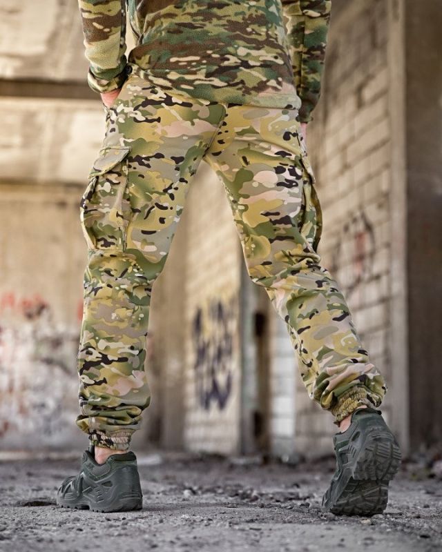 Зимові штани soft shell BANDIT мультикам ТР6411