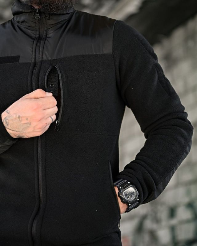 Тактичний флісовий одяг PATRIOT police з жетоном ВТ6496