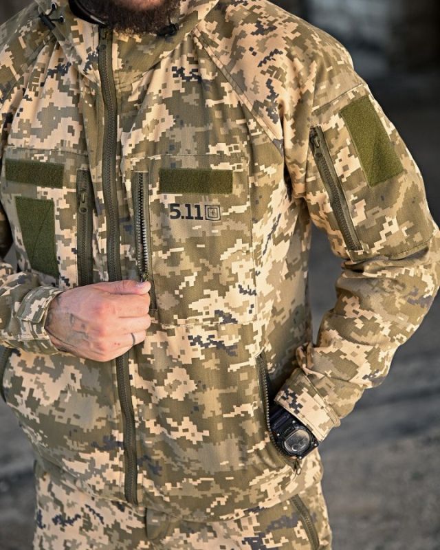 Тактичний костюм 3в1CLON піксель 5.11