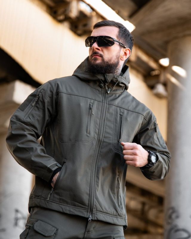 Міська тактична куртка MAXIMUS софтшел light grey ПП7983