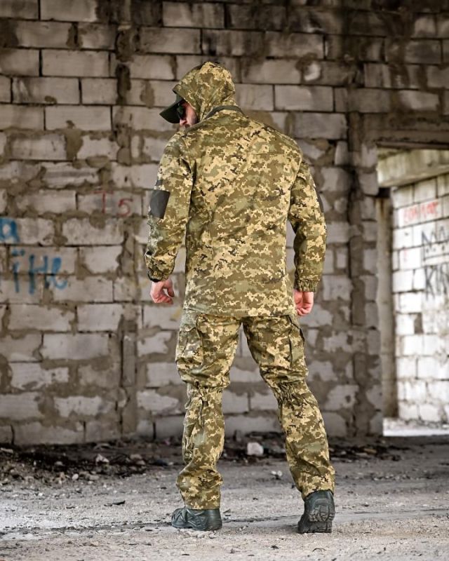 Тактичний костюм гірка retouch на флісі піксель ВТ7681