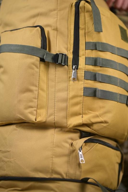 рюкзак тактичний 70 л Водонепроникний койот ПП8251