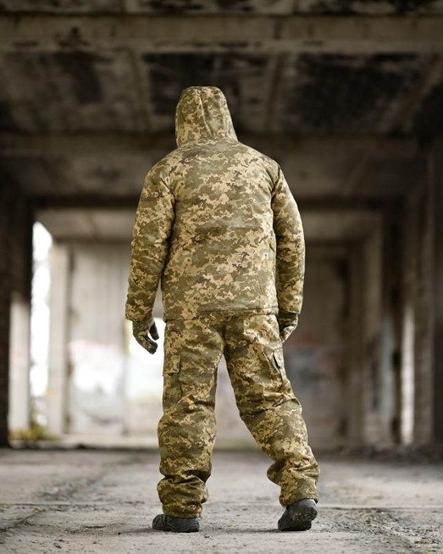 Зимовий тактичний костюм Omnihit піксель 5в1 ВТ6872