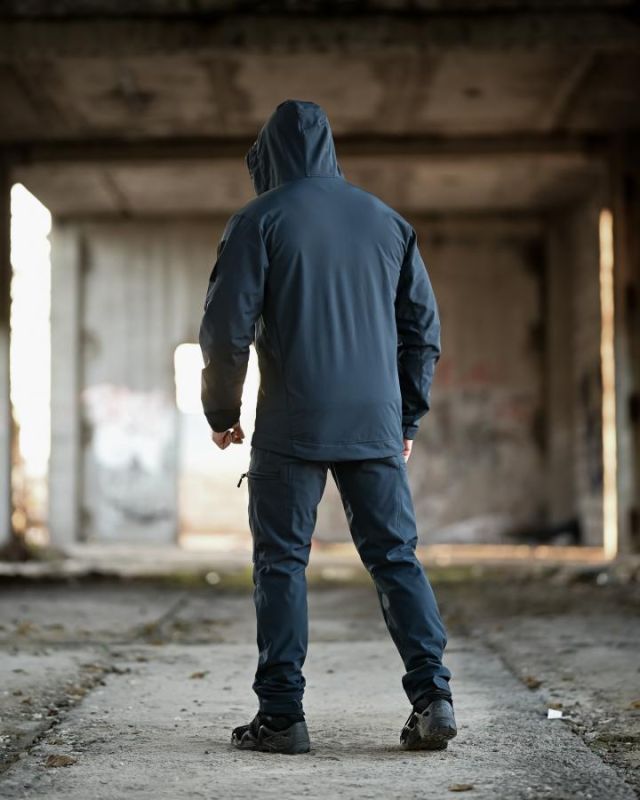 Тактичний костюм Softshell 5в1 LUNAR синій ДСНС ТР6409