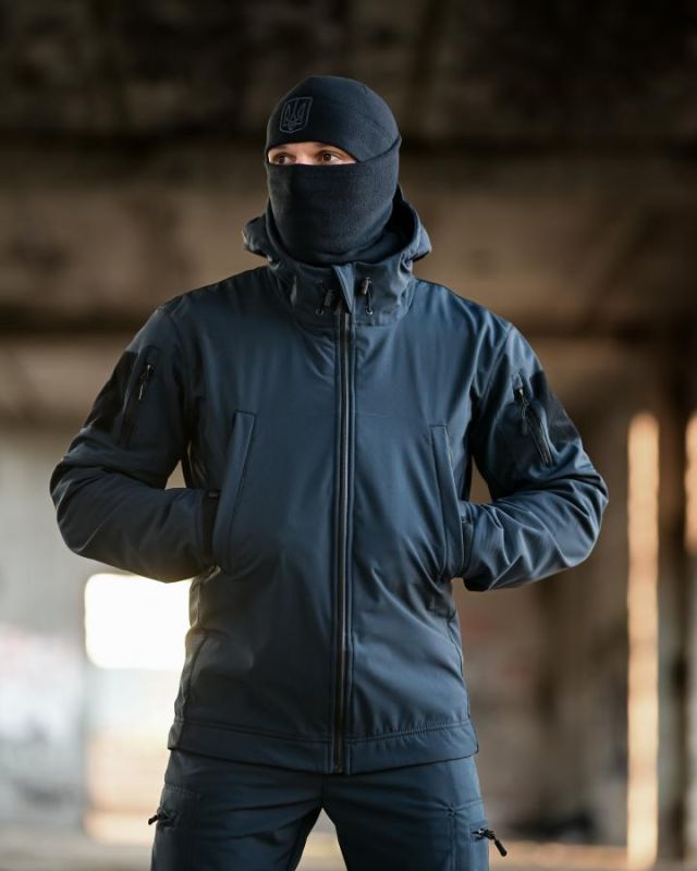 Тактичний костюм Softshell 5в1 LUNAR синій ДСНС ТР6409