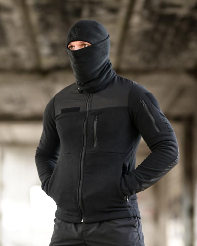 Тактичний костюм Softshell 5в1 LUNAR чорний ТР6407