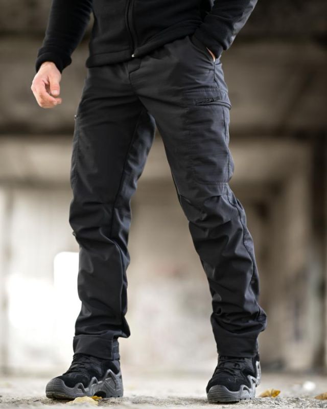 Тактичний костюм Softshell 5в1 LUNAR чорний ТР6407