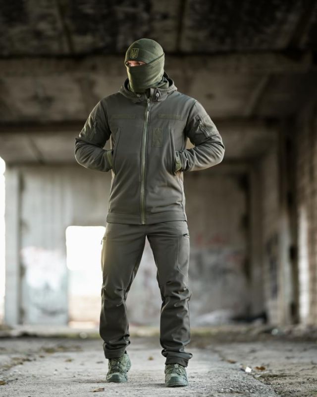 Тактичний костюм Softshell 5в1 LUNAR олива ТР6408