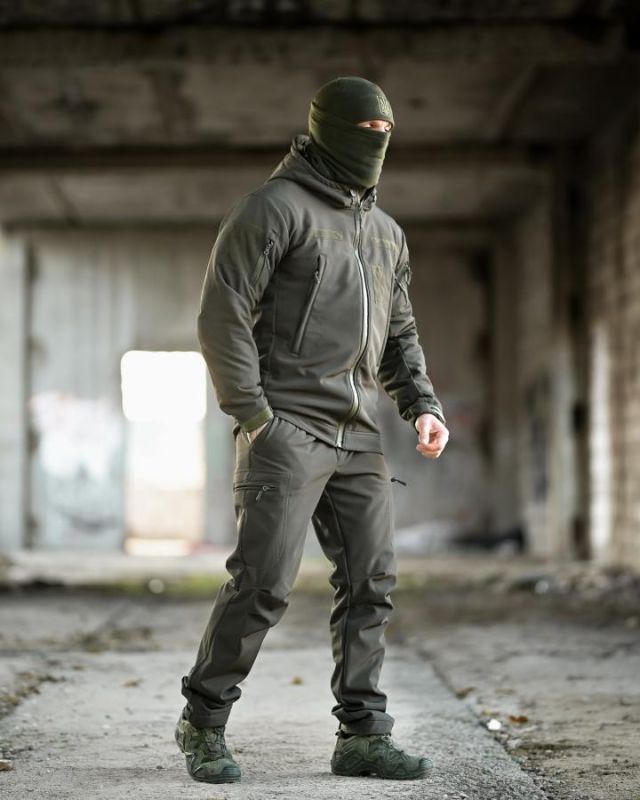 Тактичний костюм Softshell 5в1 LUNAR олива ТР6408