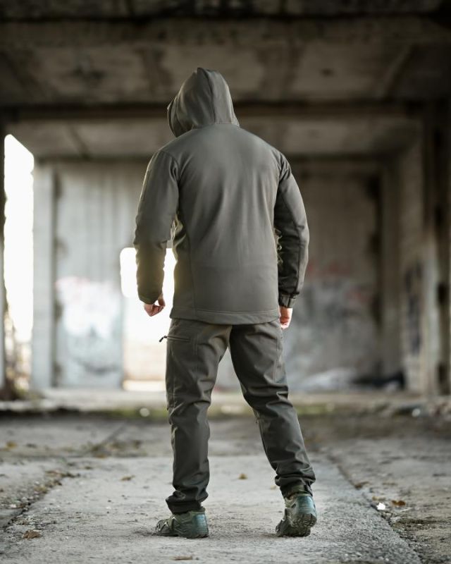 Тактичний костюм Softshell 5в1 LUNAR олива ТР6408