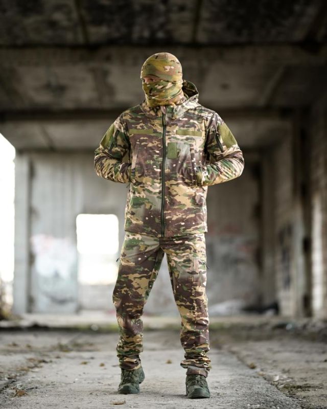 Тактичний костюм Softshell 5в1 LUNAR мультикам ТР6411
