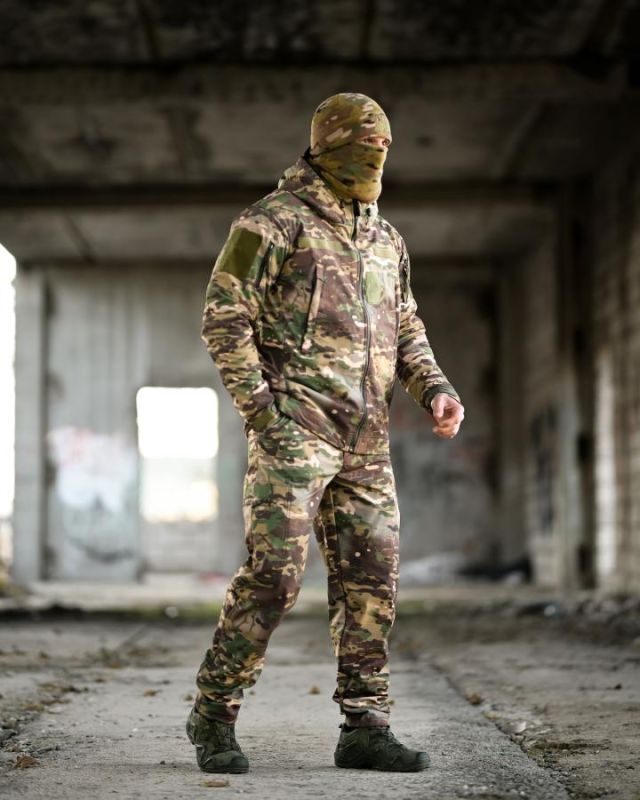 Тактичний костюм Softshell 5в1 LUNAR мультикам ТР6411