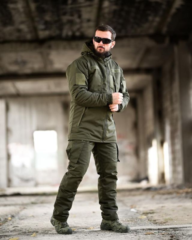 Зимовий тактичний костюм NORTHERN олива ВТ3756