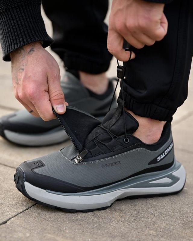 Зимові термо кросівки Salomon grey   4 ТР6429