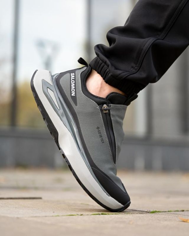 Зимові термо кросівки Salomon grey   4 ТР6429