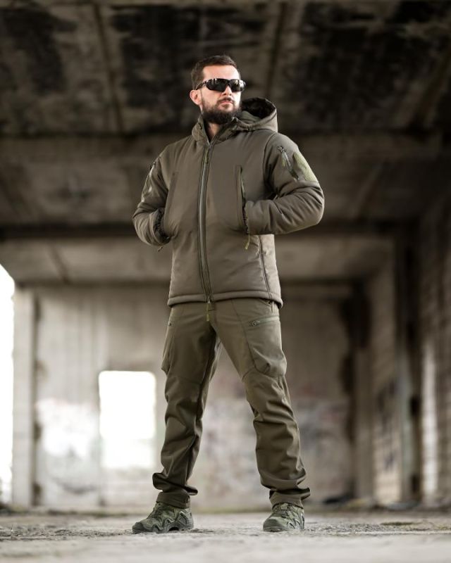 Зимовий тактичний костюм PANCER олива ТР6496