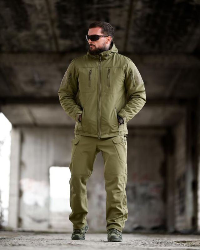Зимовий тактичний костюм RENGER олива ТР6500