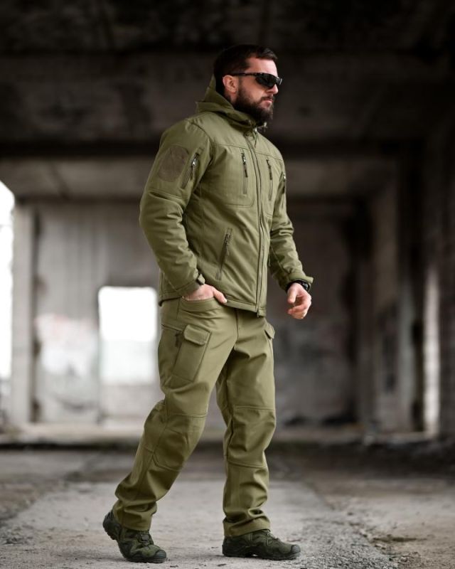 Зимовий тактичний костюм RENGER олива ТР6500