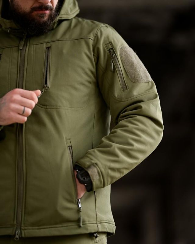Зимовий тактичний костюм RENGER олива ТР6500
