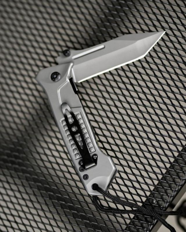 Ніж складаний інерційний Browning Tanto фліппер, олія G10+сталь, склобій, шнур ТР6764