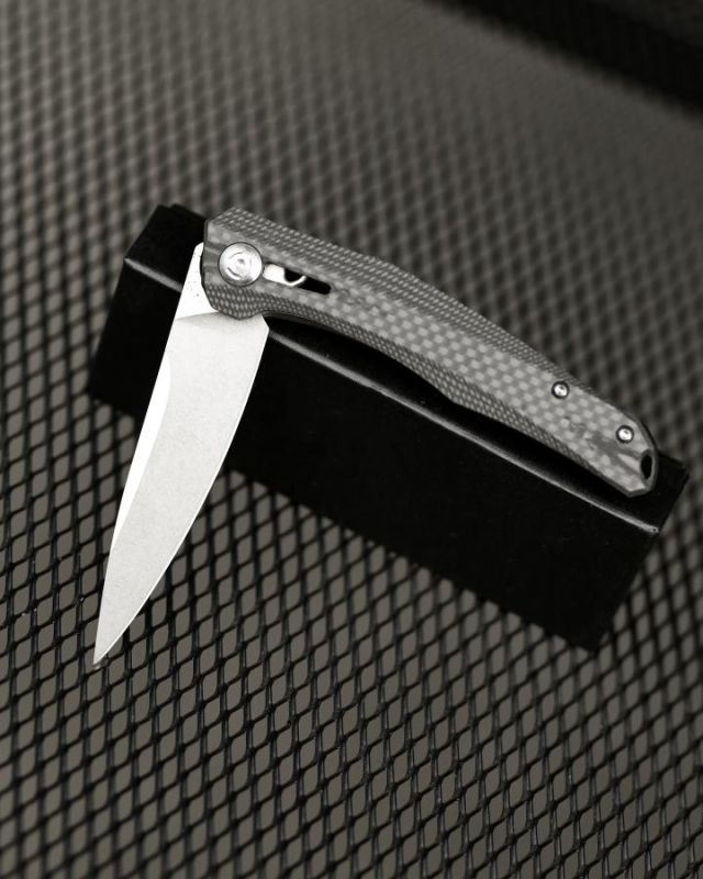 Ніж складаний Zero на підшипнику, D2, G10 carbone