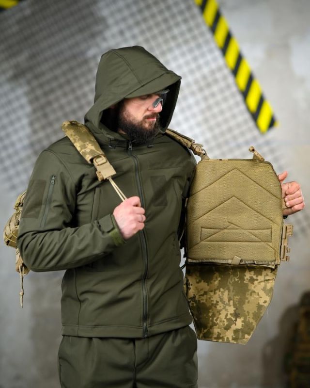 Плитоносій 4 швидких скидання з нашивкою 7.62 піксель ТР6430