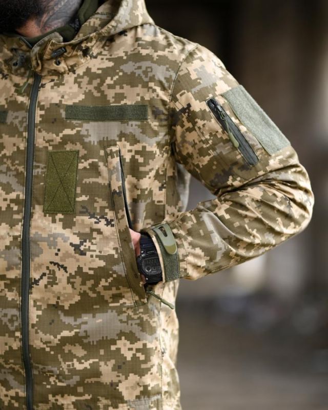 Тактична куртка (без утеплювача) field піксель