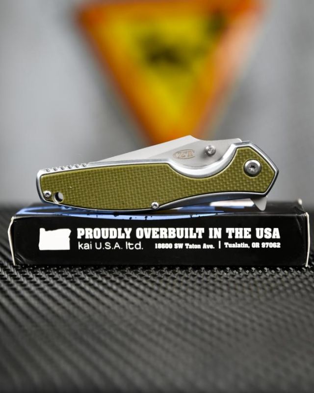 Ніж викидний ZT olive ВТ4770