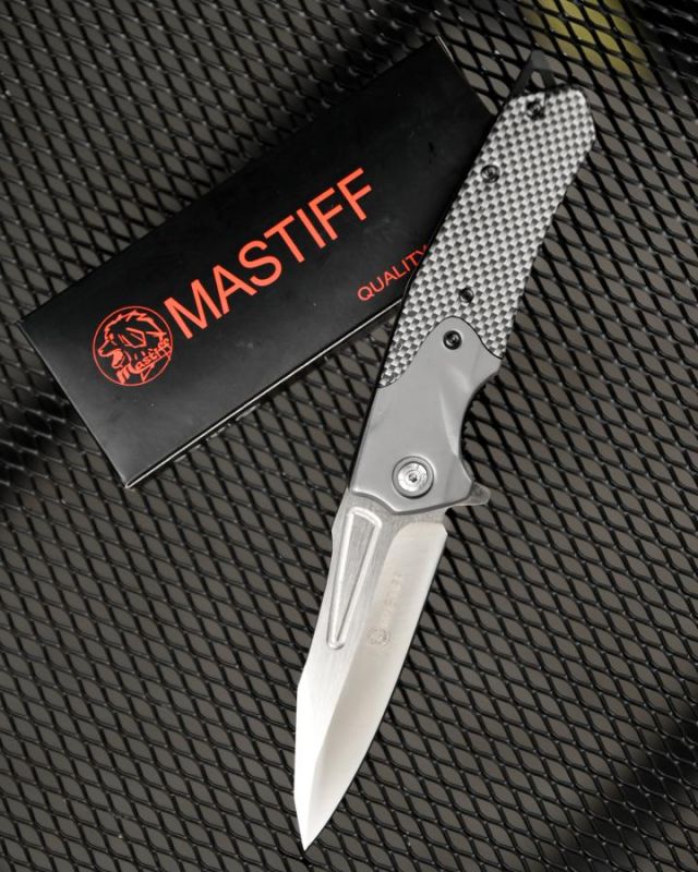 Ніж викидний Mastiff carbon ВТ4766