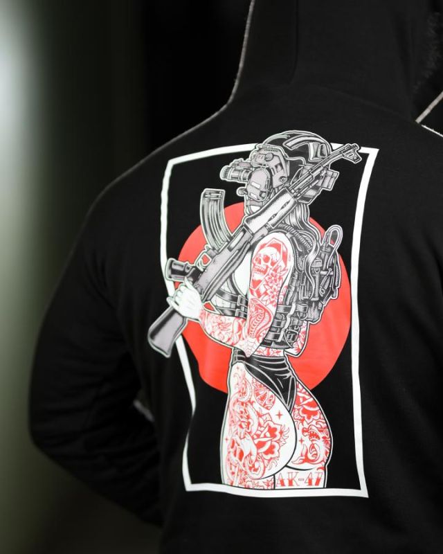 Мілітарі худі TRENASH gerl black НП4846