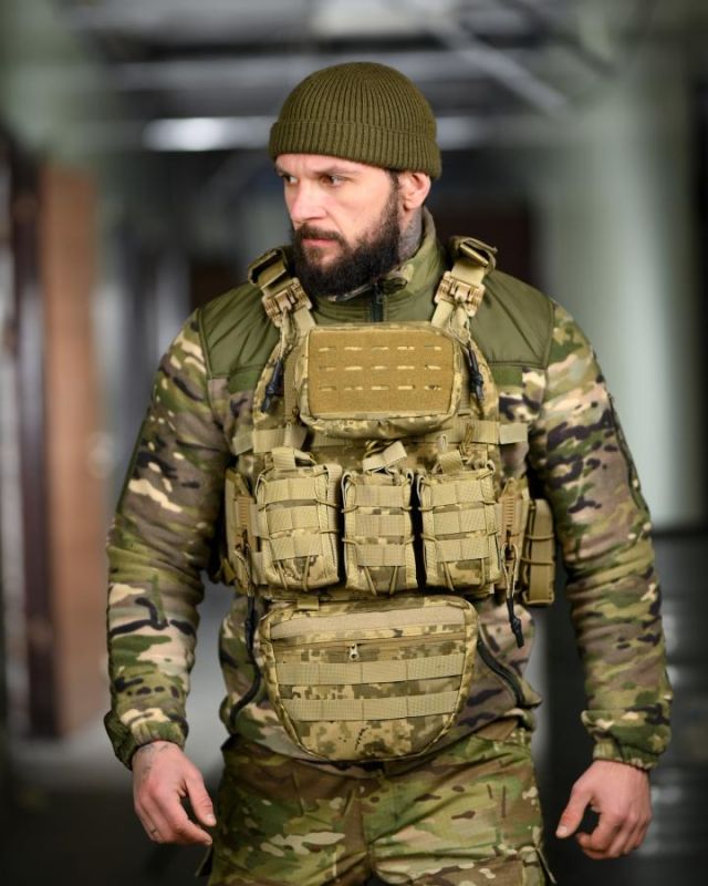 Плитоноска 4 точки скидання  7.62 pixel ВТ5333