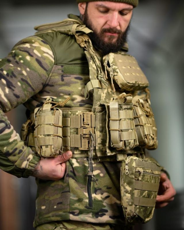 Плитоноска Single sword 4 точки скидання ВТ5335