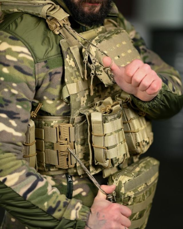 Плитоноска Single sword 4 точки скидання ВТ5335
