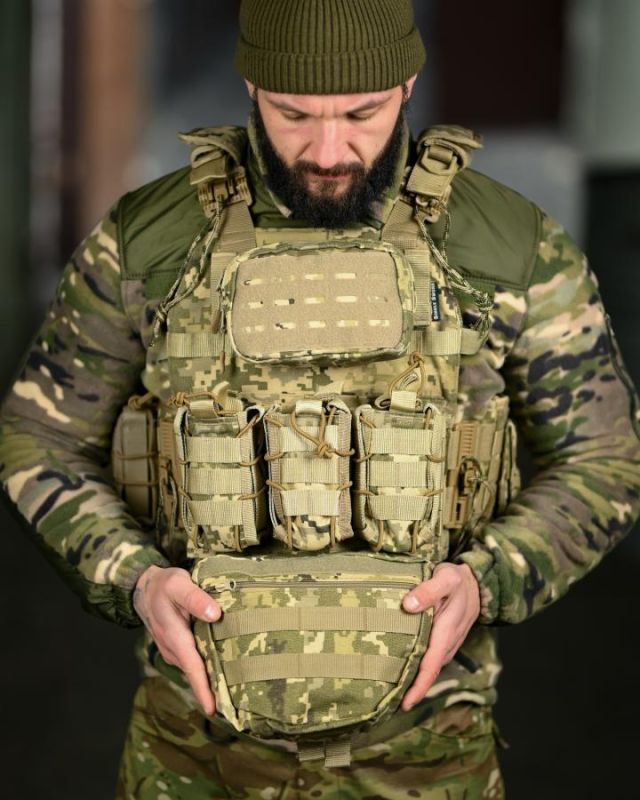 Плитоноска Single sword 4 точки скидання ВТ5335