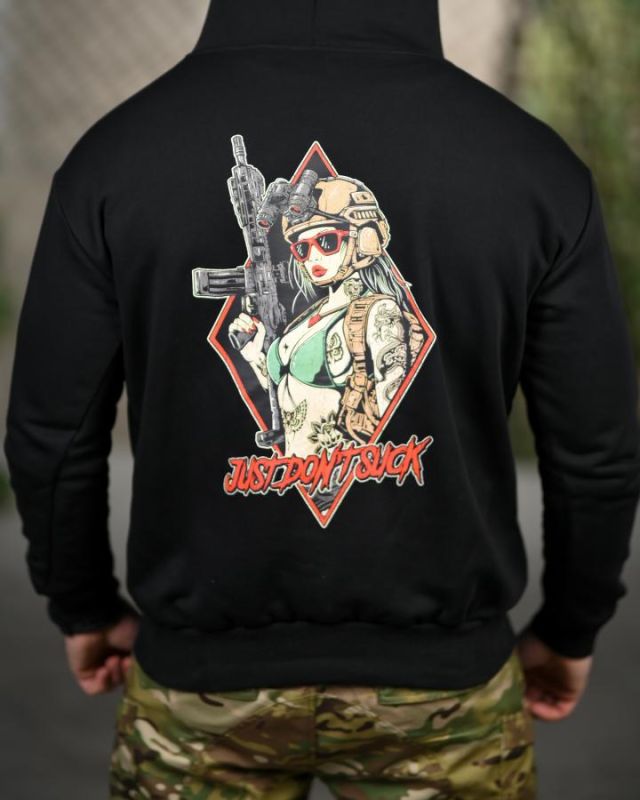 Мілітарі худі TRENASH Just don’t ТР6733