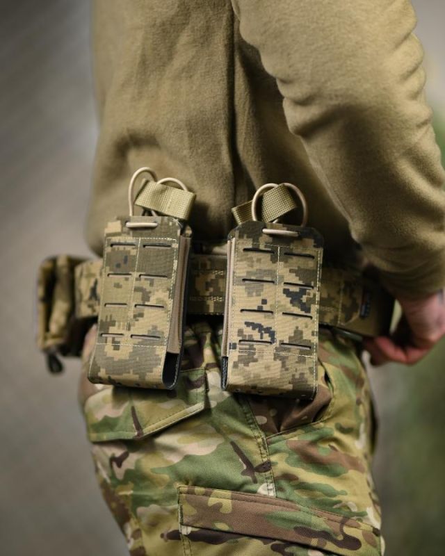 Функціональний тактичний пояс (battle belt) піксель